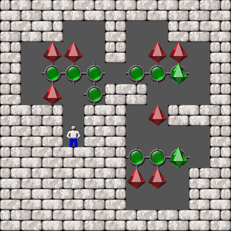 Сокобан More Bugs collections уровень 563